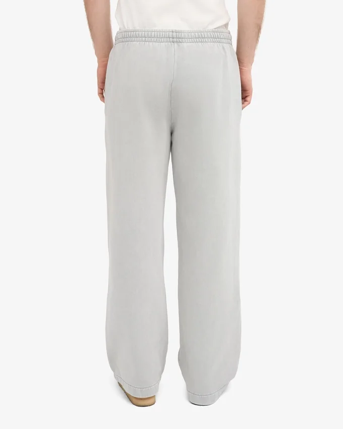Bio-Jogginghose mit geradem Bein – Ausgewaschenes Grau