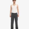 Bio-Jogginghose mit geradem Bein – Faded Black