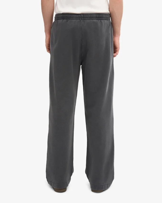 Bio-Jogginghose mit geradem Bein – Faded Black