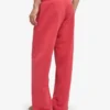 Bio-Jogginghose mit geradem Bein – Faded Red