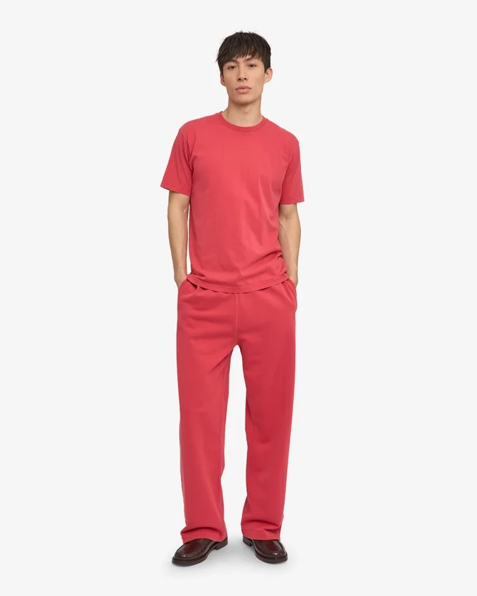 Classic Organic Tee – Verwaschenes Rot