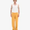 Bio-Jogginghose mit geradem Bein – gebranntes Gelb