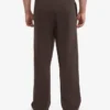 Bio-Jogginghose mit geradem Bein – Kaffeebraun