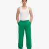Bio-Jogginghose mit geradem Bein – Kellygrün