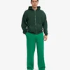 Bio-Jogginghose mit geradem Bein – Kellygrün