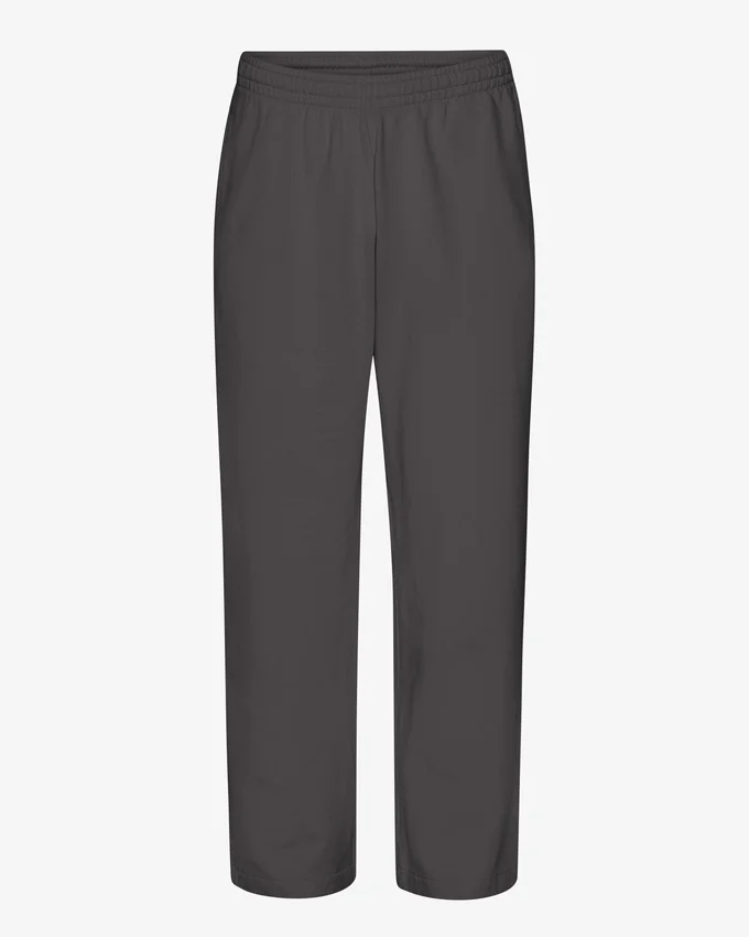 Bio-Jogginghose mit geradem Bein – Lavagrau