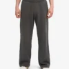 Bio-Jogginghose mit geradem Bein – Lavagrau
