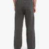 Bio-Jogginghose mit geradem Bein – Lavagrau