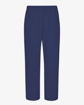 Bio-Jogginghose mit geradem Bein – Marineblau