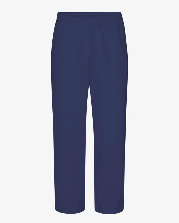 Bio-Jogginghose mit geradem Bein – Marineblau