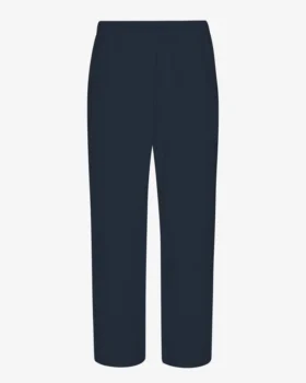 Bio-Jogginghose mit geradem Bein – Marineblau