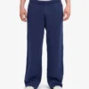 Bio-Jogginghose mit geradem Bein – Petrolblau