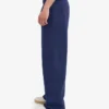 Bio-Jogginghose mit geradem Bein – Petrolblau