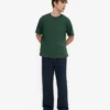 Bio-Jogginghose mit geradem Bein – Marineblau