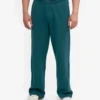 Bio-Jogginghose mit geradem Bein – Ozeangrün