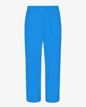 Bio-Jogginghose mit geradem Bein – Pazifikblau