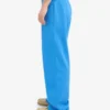 Bio-Jogginghose mit geradem Bein – Pazifikblau