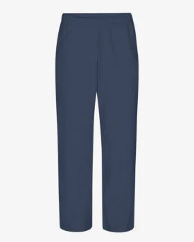 Bio-Jogginghose mit geradem Bein – Petrolblau