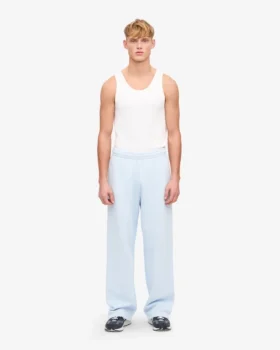 Bio-Jogginghose mit geradem Bein – Polarblau