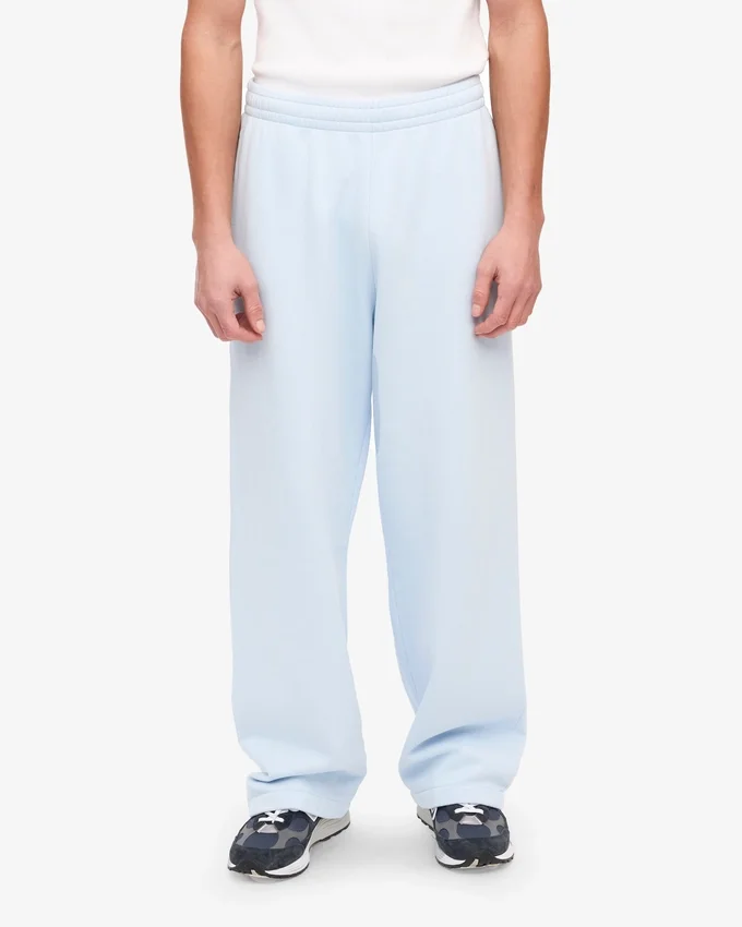 Bio-Jogginghose mit geradem Bein – Polarblau
