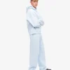 Bio-Jogginghose mit geradem Bein – Polarblau
