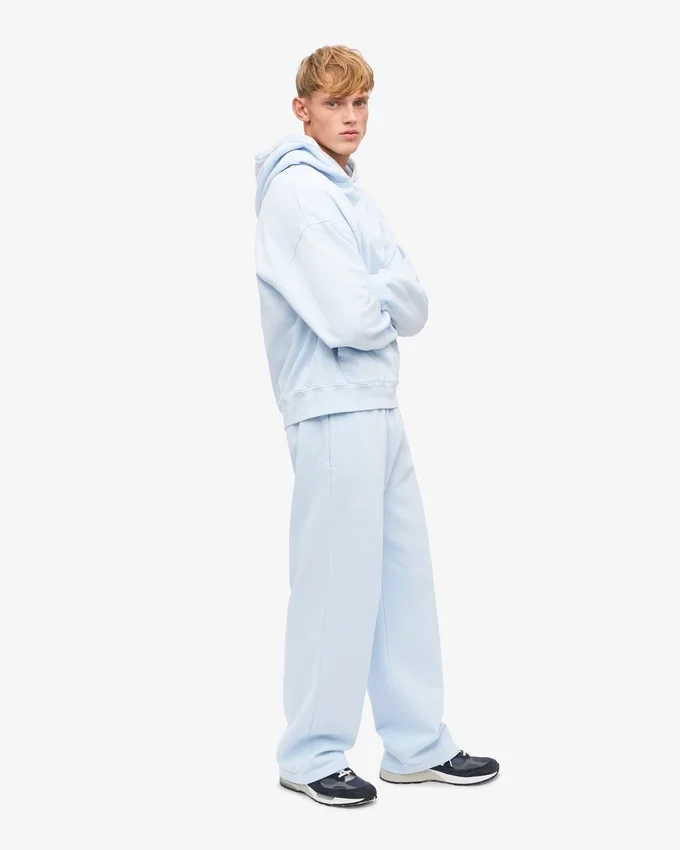 Bio-Jogginghose mit geradem Bein – Polarblau