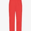 Bio-Jogginghose mit geradem Bein – Red Tangerine