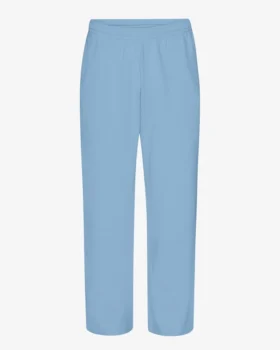 Bio-Jogginghose mit geradem Bein – Seaside-Blau