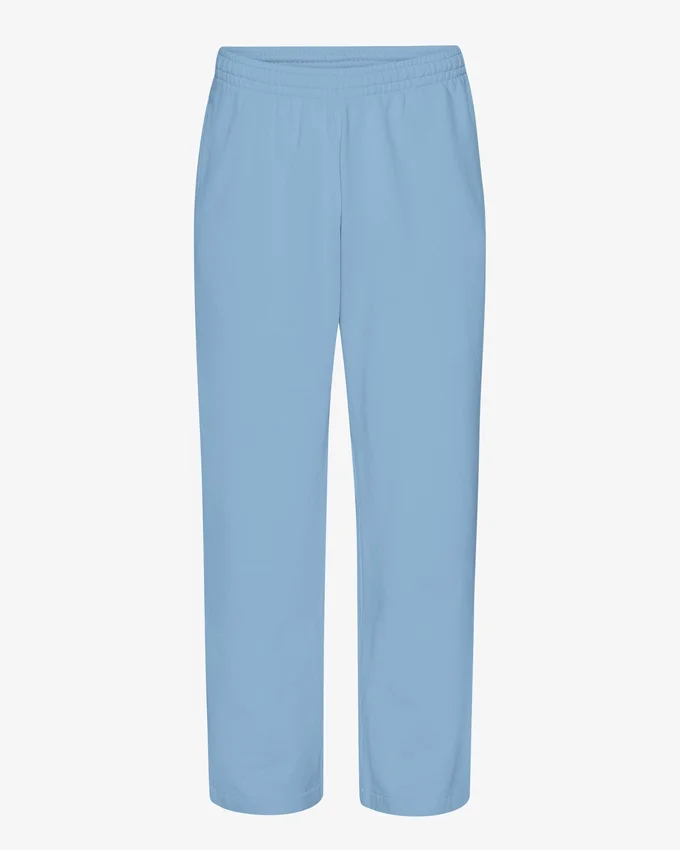 Bio-Jogginghose mit geradem Bein – Seaside-Blau