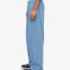 Bio-Jogginghose mit geradem Bein – Seaside-Blau