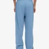 Bio-Jogginghose mit geradem Bein – Seaside-Blau