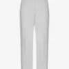 Bio-Jogginghose mit geradem Bein – Snow Melange