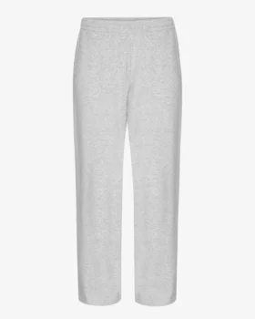 Bio-Jogginghose mit geradem Bein – Snow Melange