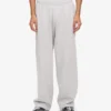 Bio-Jogginghose mit geradem Bein – Snow Melange
