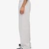 Bio-Jogginghose mit geradem Bein – Snow Melange