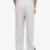 Bio-Jogginghose mit geradem Bein – Snow Melange