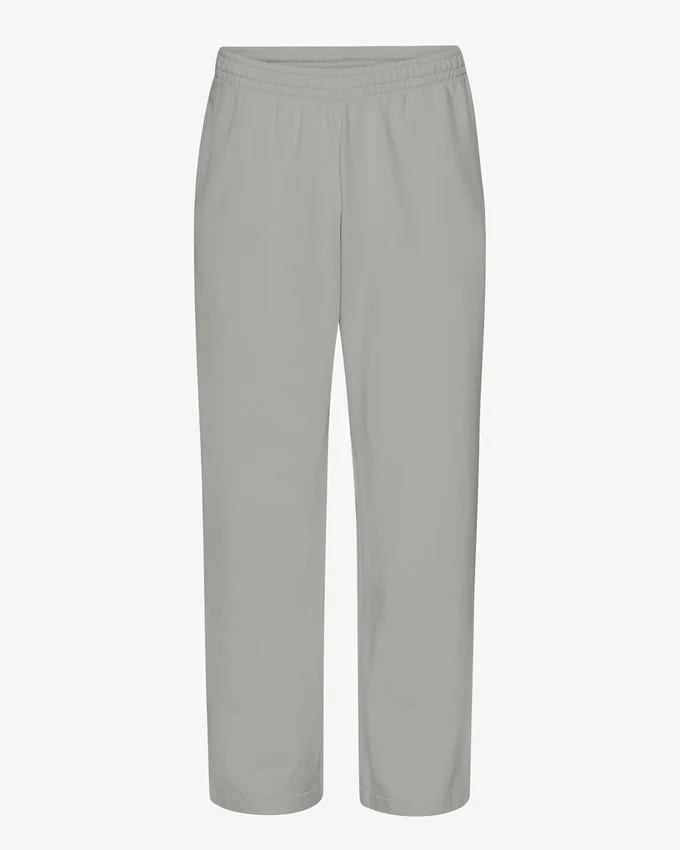Bio-Jogginghose mit geradem Bein – Stahlblau