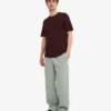 Bio-Jogginghose mit geradem Bein – Stahlblau