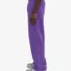 Bio-Jogginghose mit geradem Bein – Ultraviolett