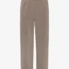 Bio-Jogginghose mit geradem Bein – verblasstes Khaki