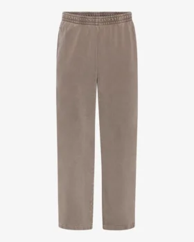Bio-Jogginghose mit geradem Bein – verblasstes Khaki