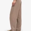 Bio-Jogginghose mit geradem Bein – verblasstes Khaki