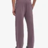 Bio-Jogginghose mit geradem Bein – verblasstes Traubenblau