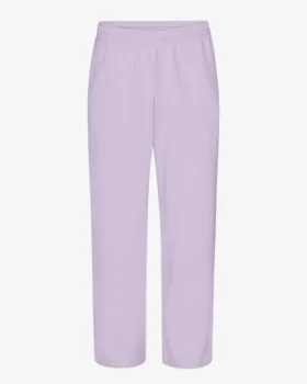 Bio-Jogginghose mit geradem Bein – Zartes Lavendel