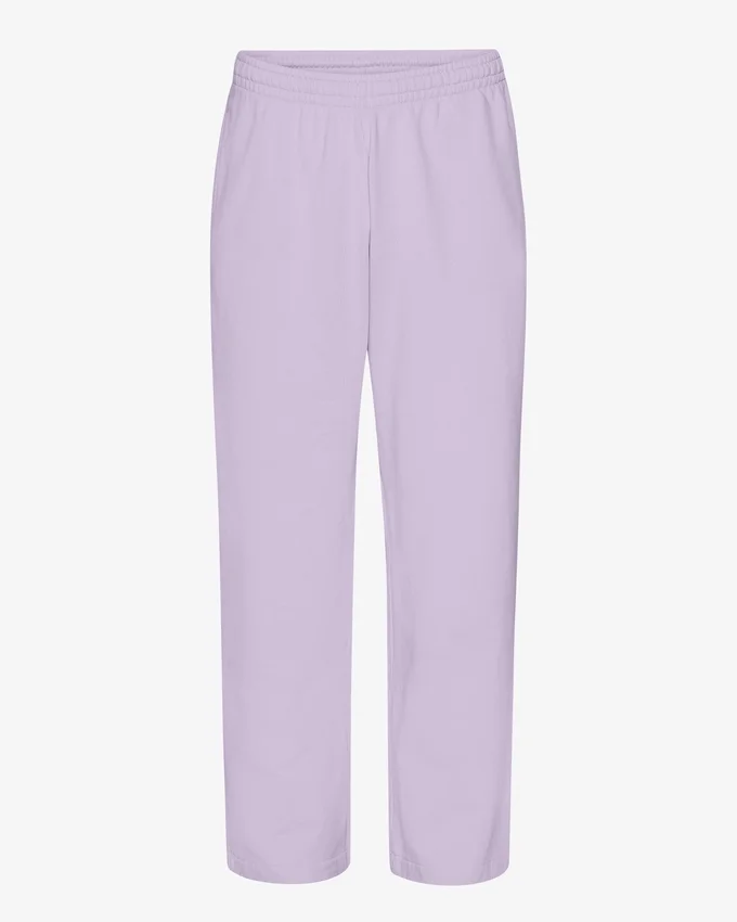 Bio-Jogginghose mit geradem Bein – Zartes Lavendel
