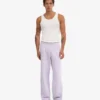 Bio-Jogginghose mit geradem Bein – Zartes Lavendel