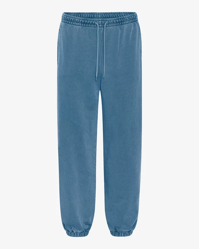 Bio-Jogginghose mit lockerer Passform – Faded Indigo