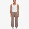 Bio-Jogginghose mit lockerer Passform – Faded Khaki