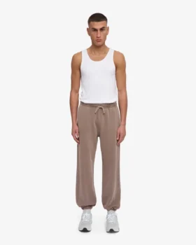 Bio-Jogginghose mit lockerer Passform – Faded Khaki