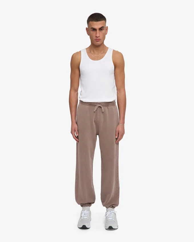 Bio-Jogginghose mit lockerer Passform – Faded Khaki
